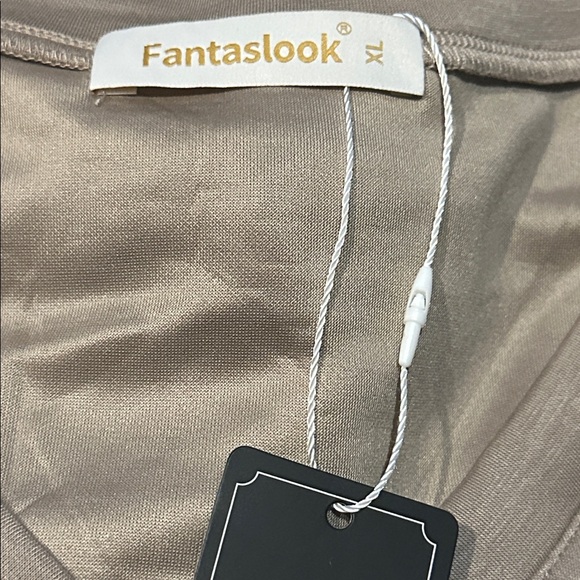 Women's Tan Jumpsuit - Picture 9 of 9